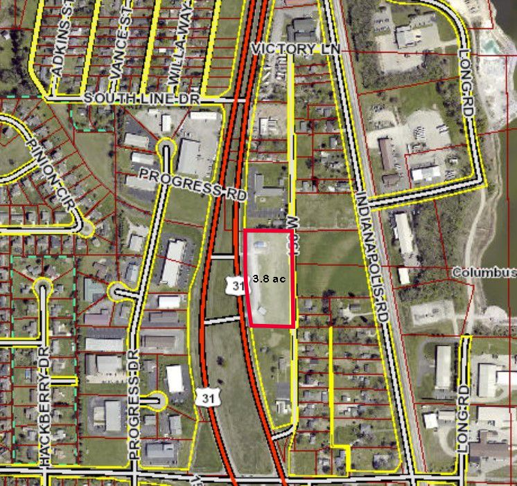 National Road/ US 31 3.8 Acres: 4665 N US 31, Columbus, IN 47201